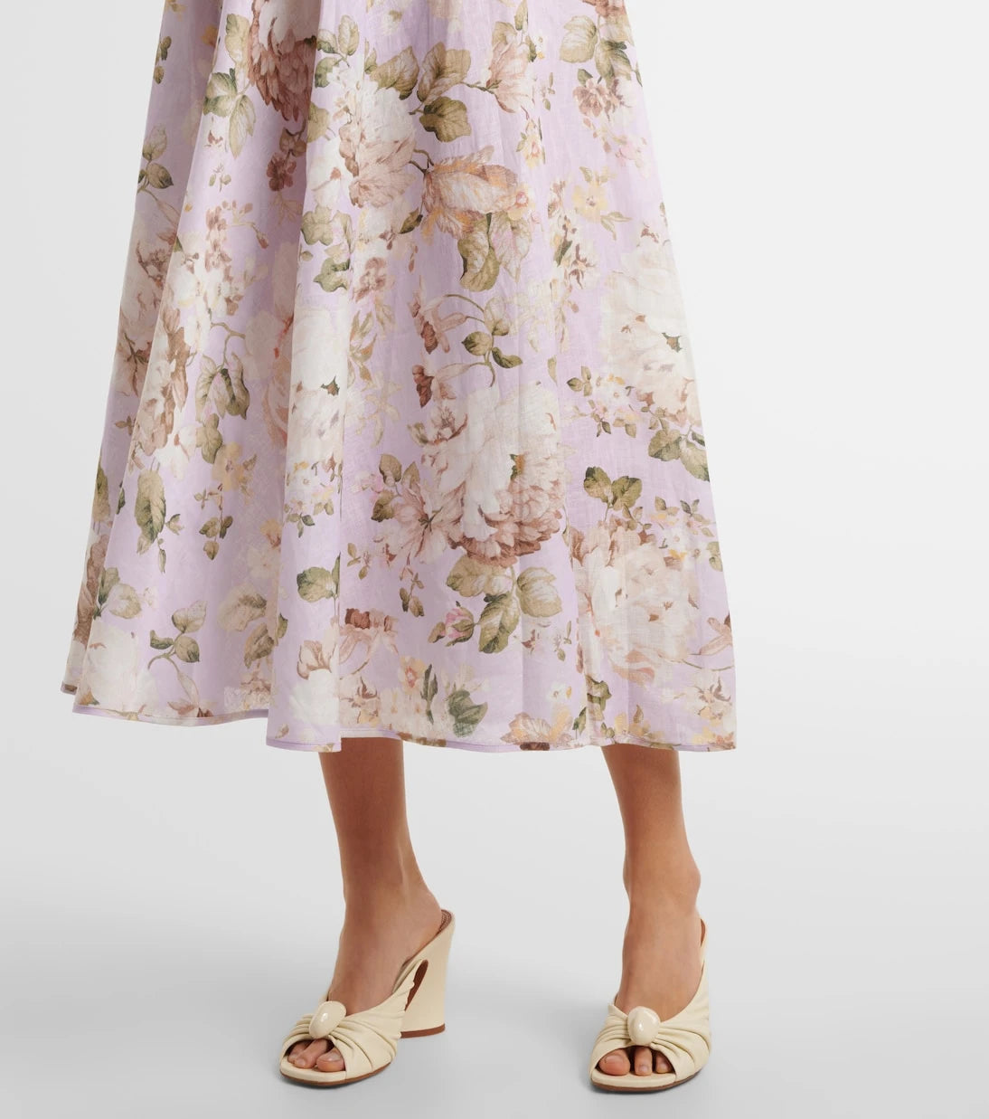 Zimmermann - Acacia floral linen midi dress