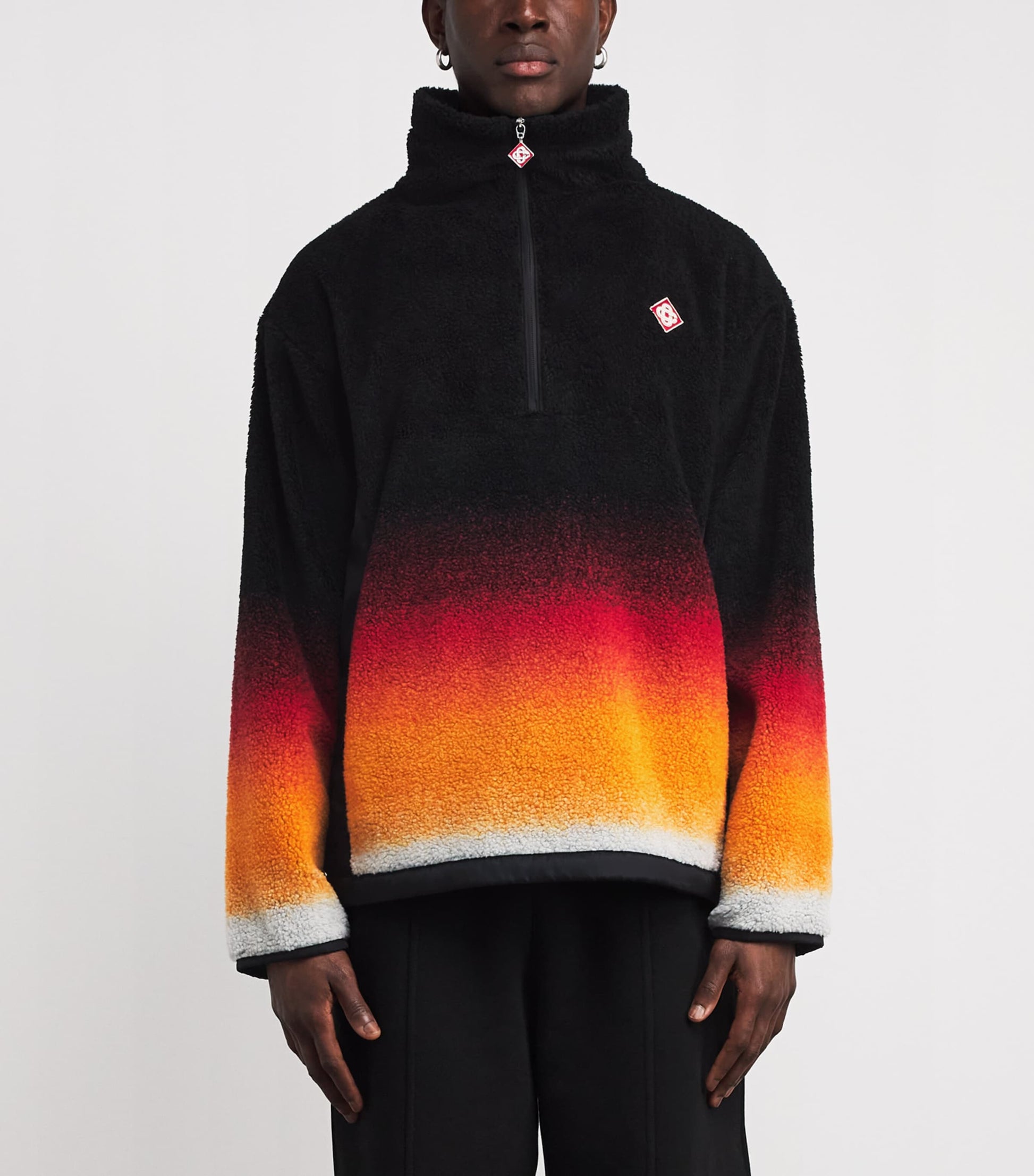 Multi Gradient Zip-Up Fleece