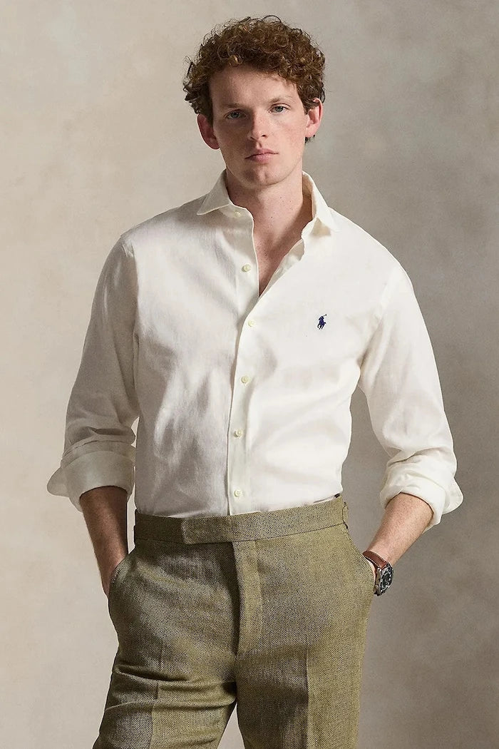 Polo Ralph Lauren риза мъжка ленена