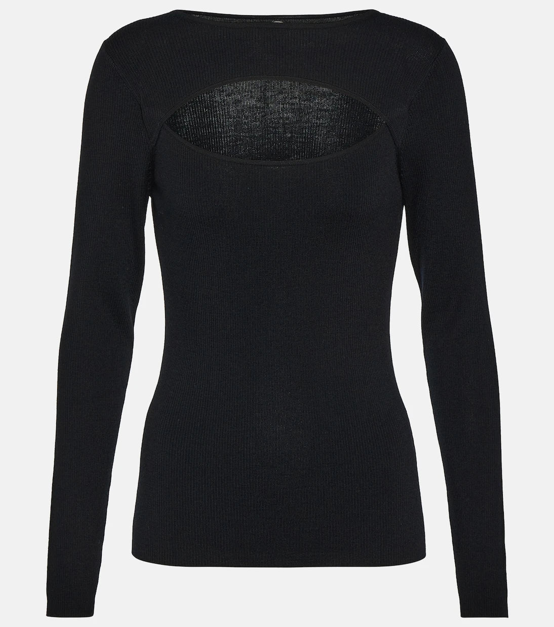 Jardin des Orangers - Cutout virgin wool sweater