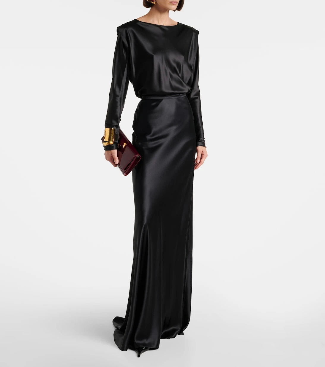 Saint Laurent - Silk satin top