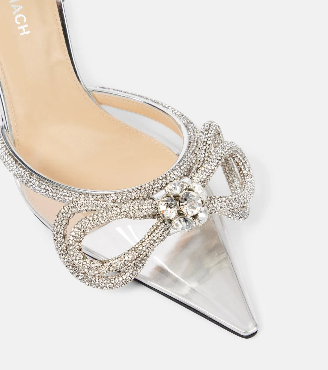Mach & Mach - Double Bow embellished pumps