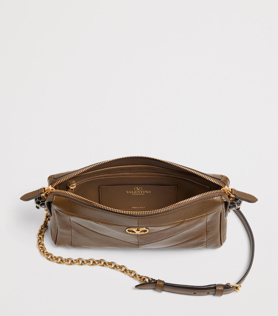 Small Lambskin Panthea Shoulder Bag