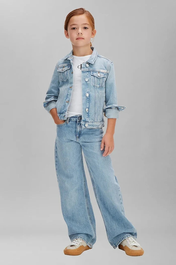 Calvin Klein Jeans çocuklar için wide leg jean