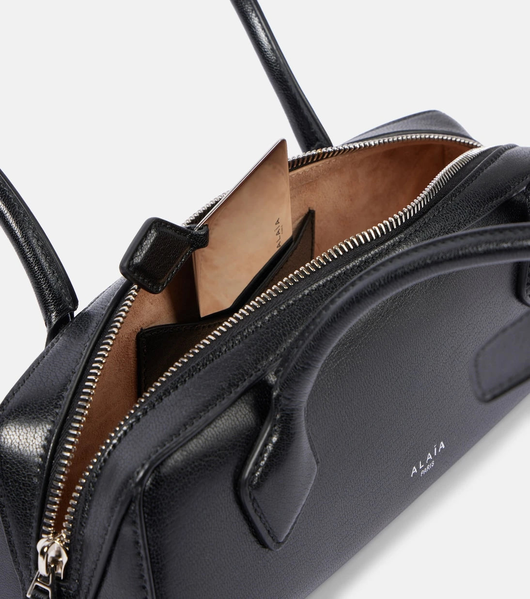 Alaïa - Teckel Small leather shoulder bag