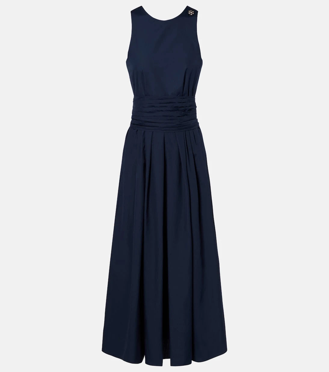 'S Max Mara - Ussita cotton poplin midi dress