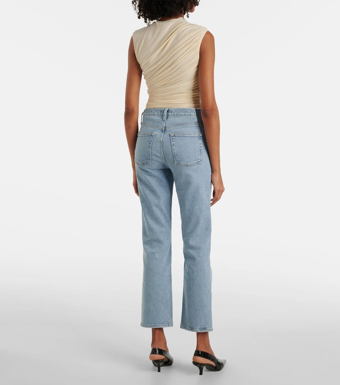 Agolde - Valen mid-rise straight jeans