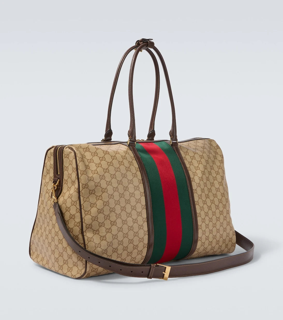 Gucci - GG Web Stripe Medium duffel bag