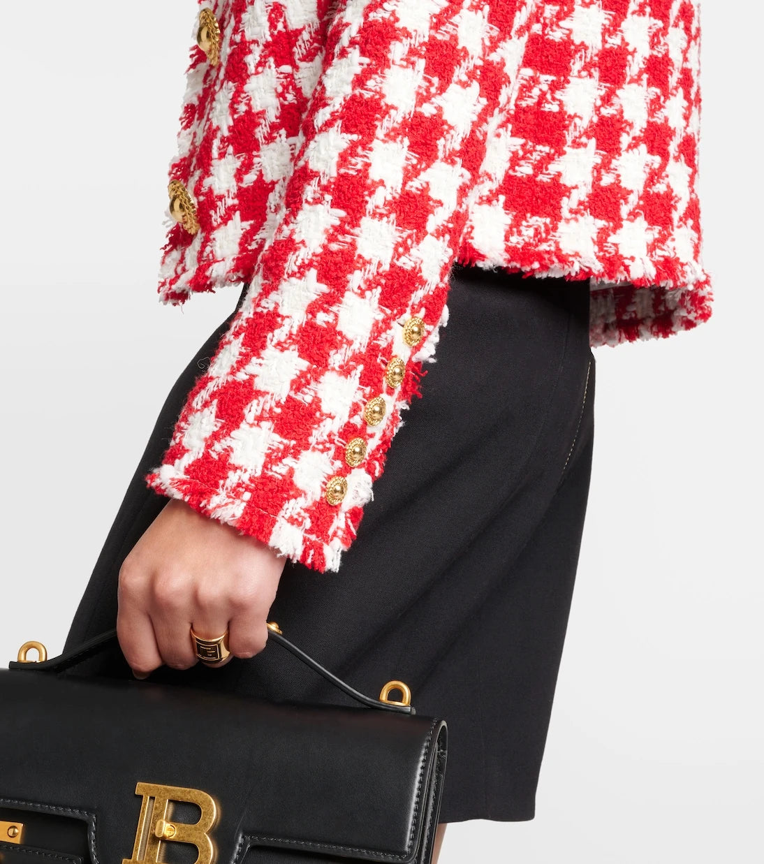 Balmain - Houndstooth tweed jacket