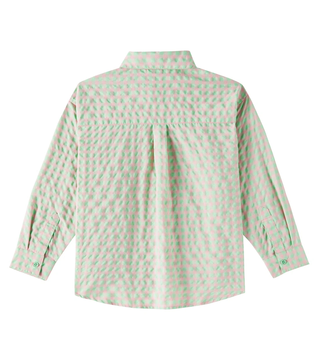 Jellymallow - Logo checked cotton-blend shirt
