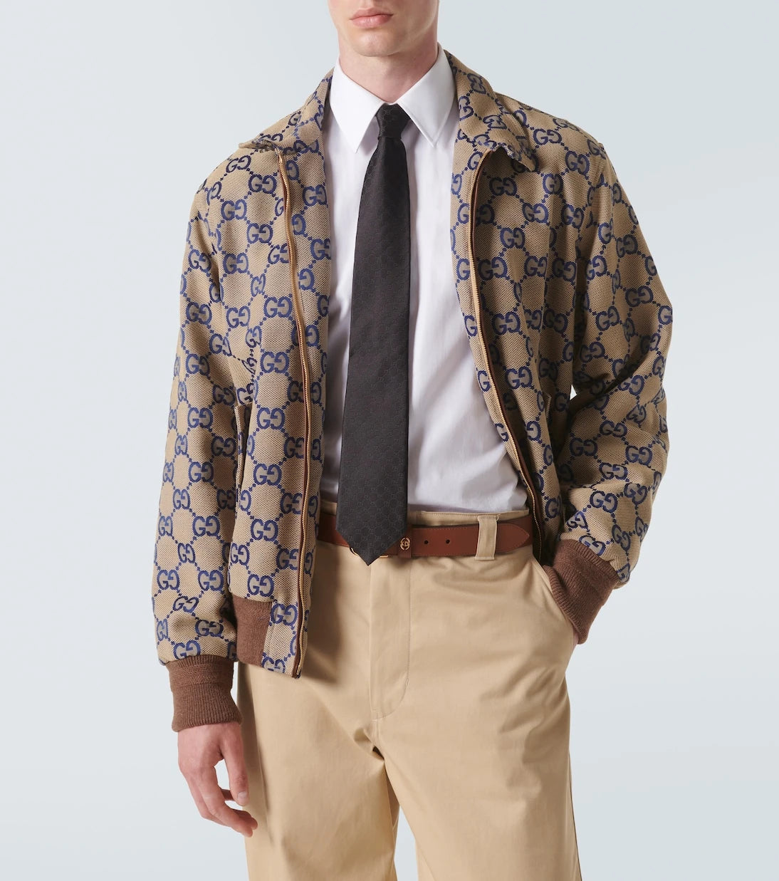Gucci - GG silk twill tie