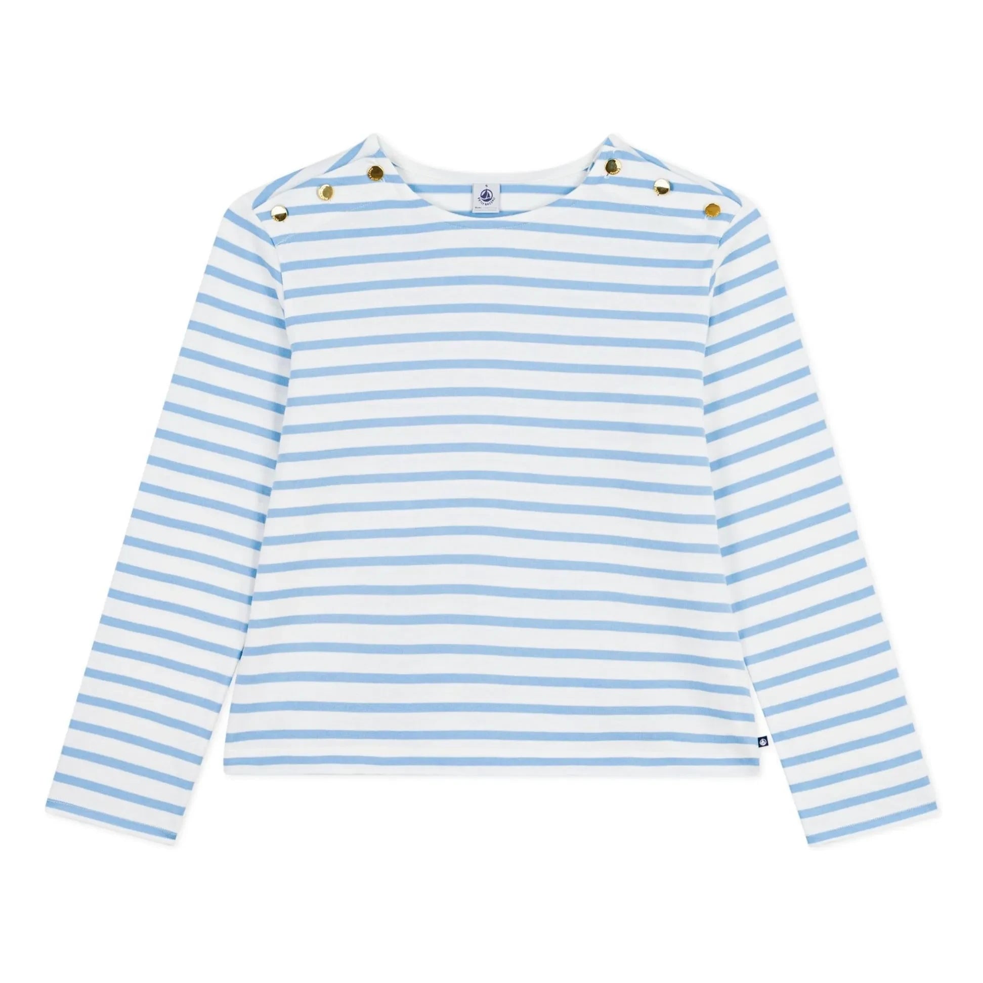 Petit Bateau - Marinière Buttons Bells | Blue