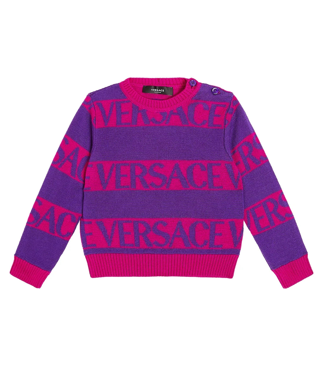 Versace Kids - Versace Allover wool sweater