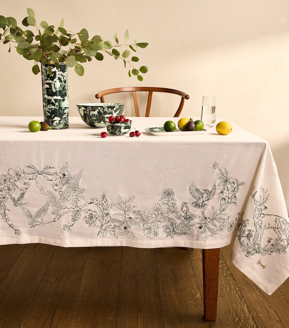 Fine Bone China Toile Vase (28cm)