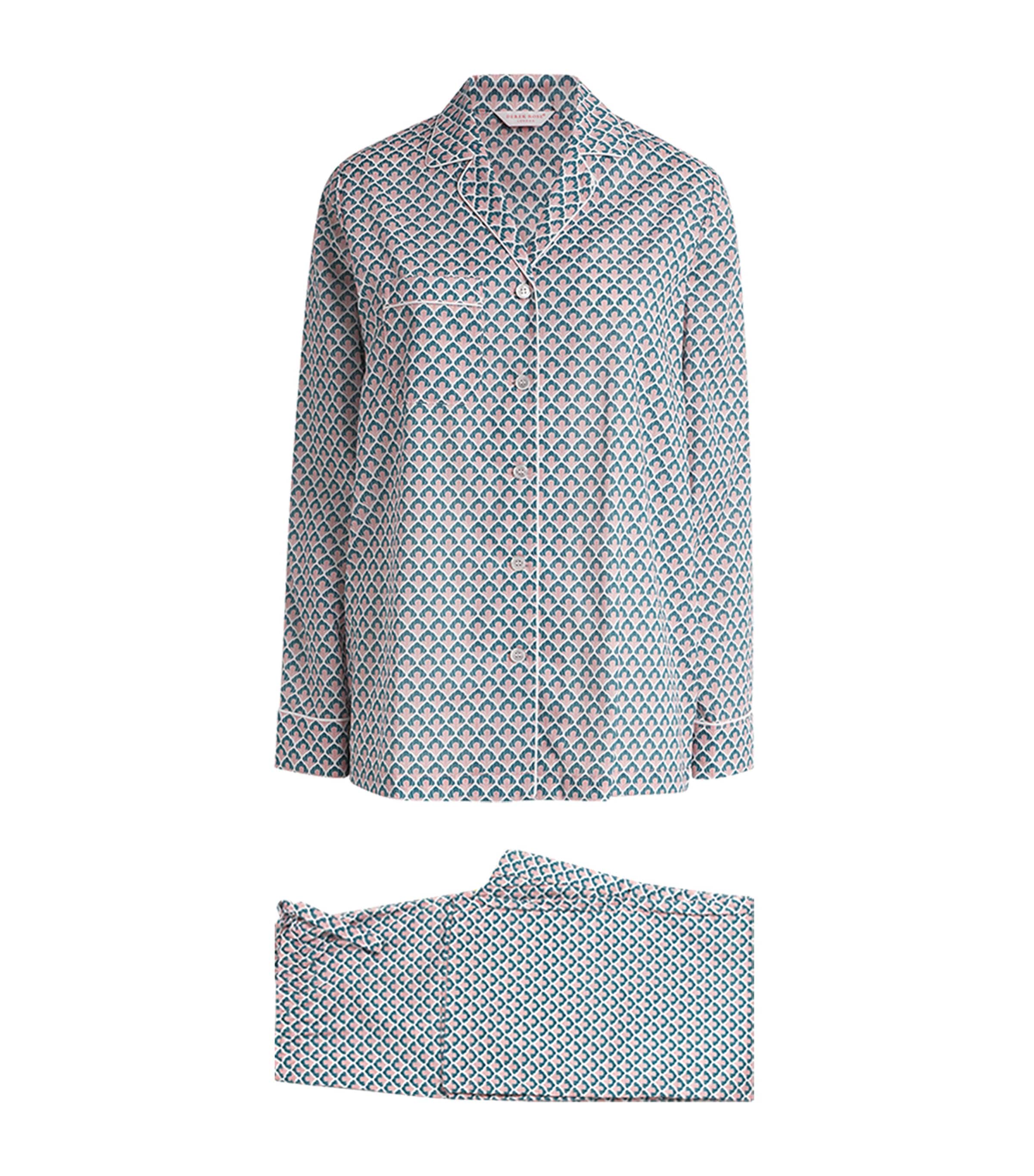 Derek Rose Multi Cotton Classic Pyjama Set