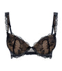 Aubade Black Lace Moulded Plunge Bra