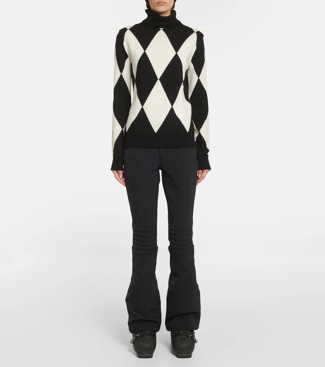Perfect Moment - Diamond wool turtleneck sweater