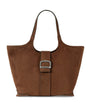 Suede Grand Vivier Choc Shoulder Bag