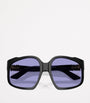 Black Acetate Oversized Sunglasses