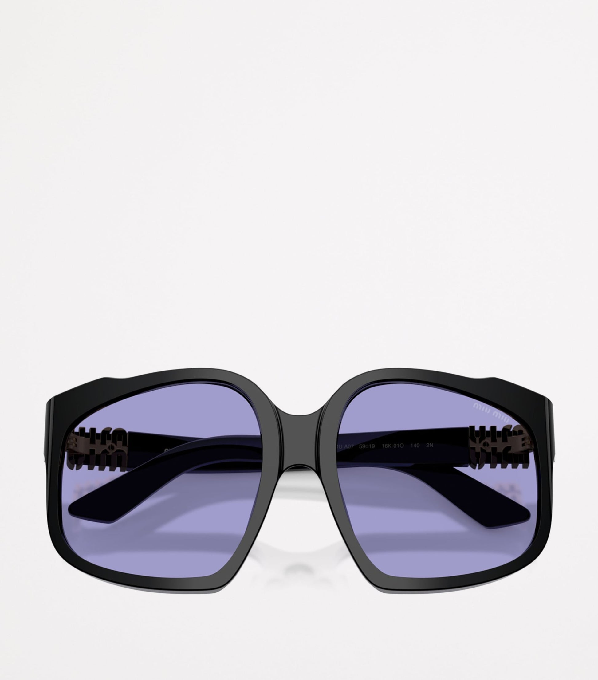 Black Acetate Oversized Sunglasses