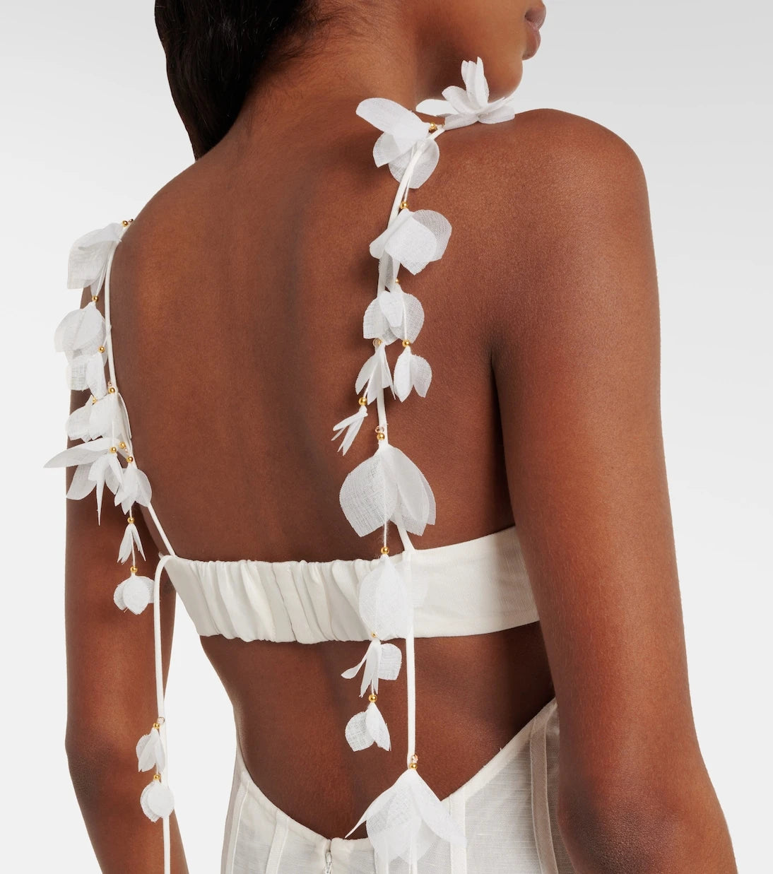 Zimmermann - Dawning linen and silk midi dress