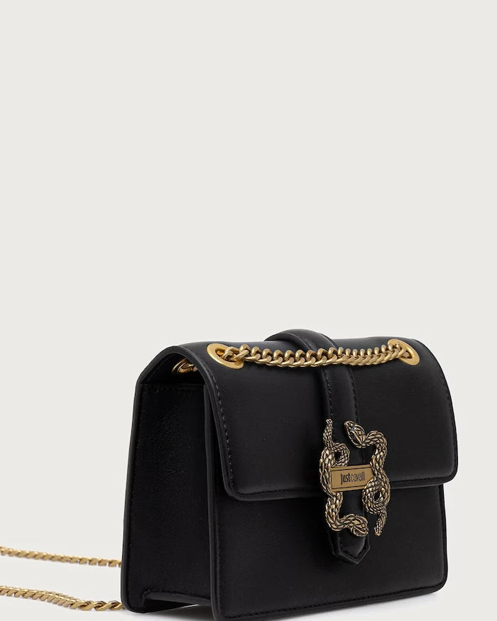 Just Cavalli suni deri kadın crossbody çanta
