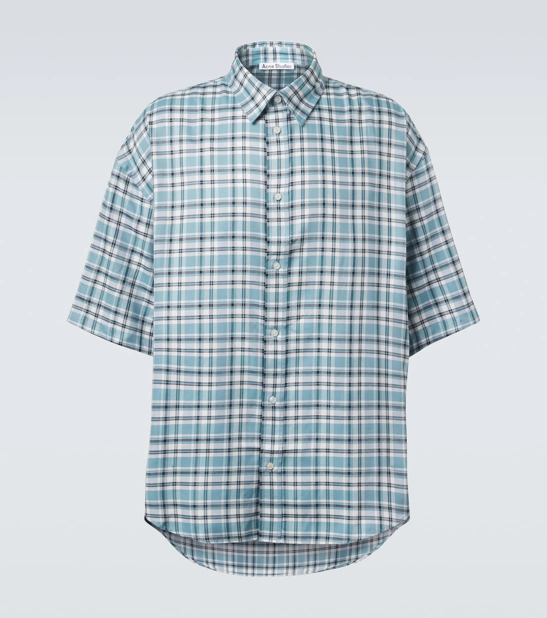 Acne Studios - Plaid oversized flannel shirt