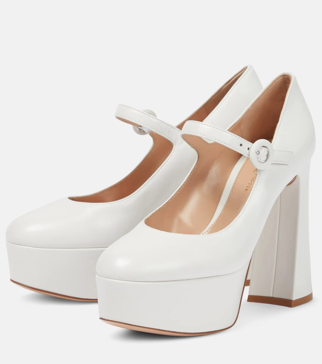 Gianvito Rossi - Mary Jane leather pumps