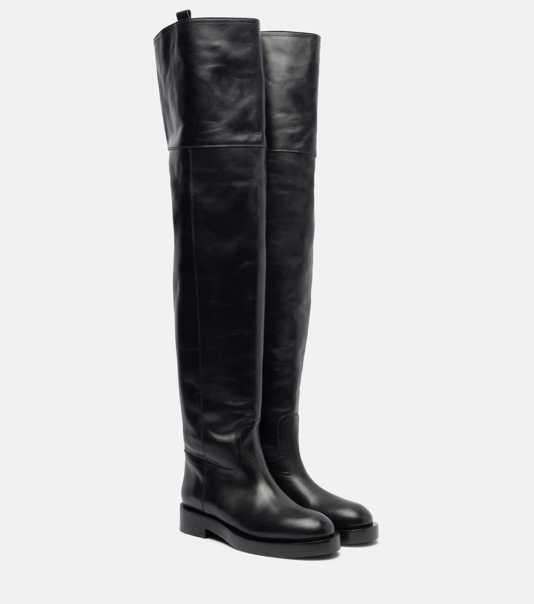Paris Texas - Leather over-the-knee boots