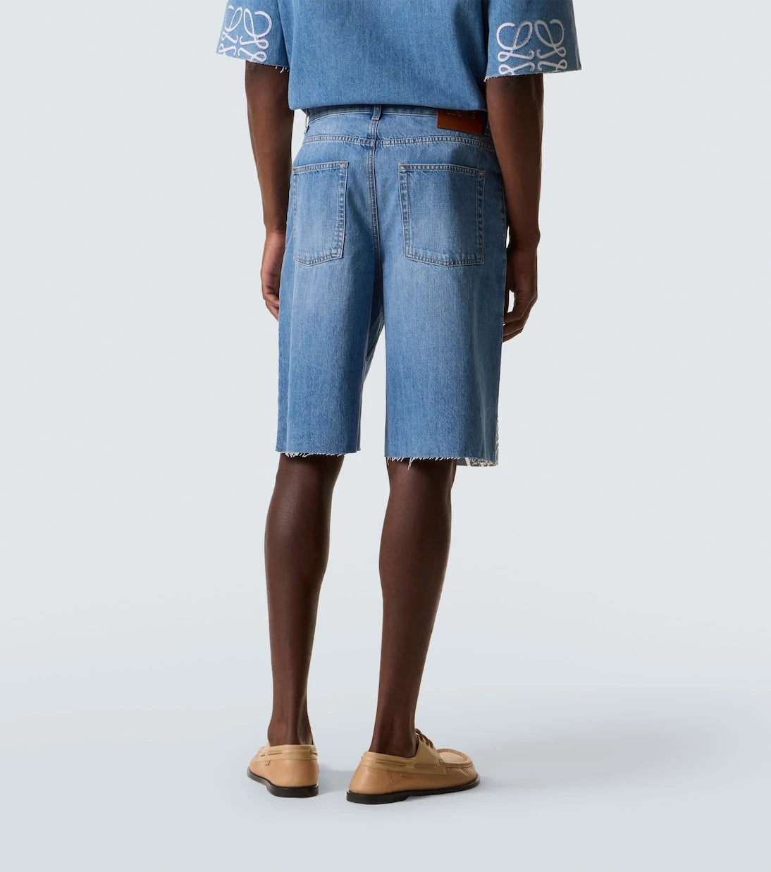 Loewe - Anagram denim shorts