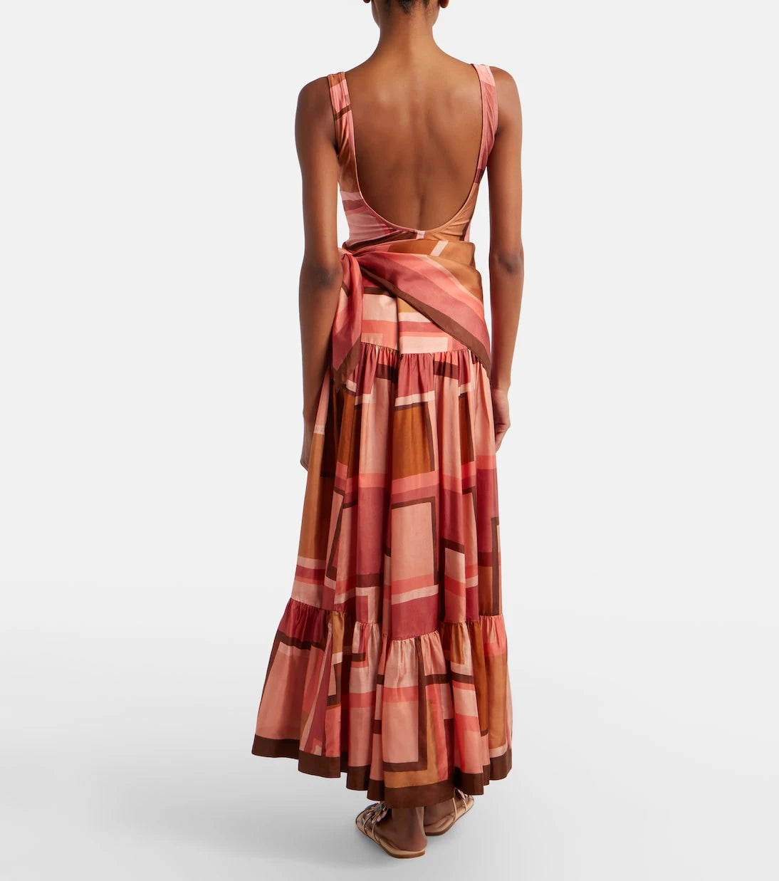 Zimmermann - Como printed silk maxi skirt