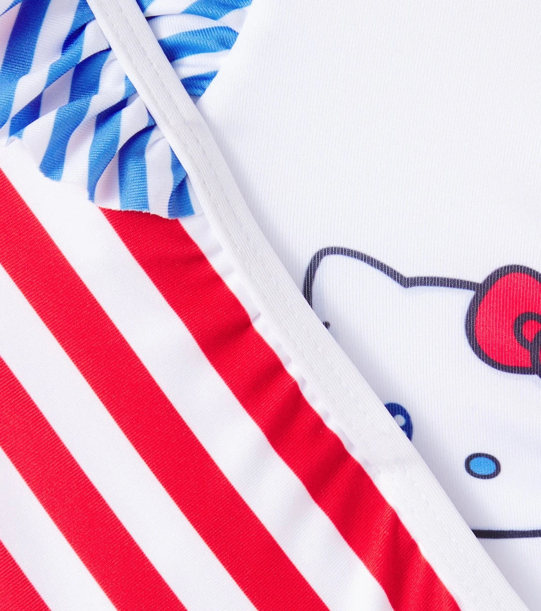 Monnalisa - x Hello Kitty striped bikini