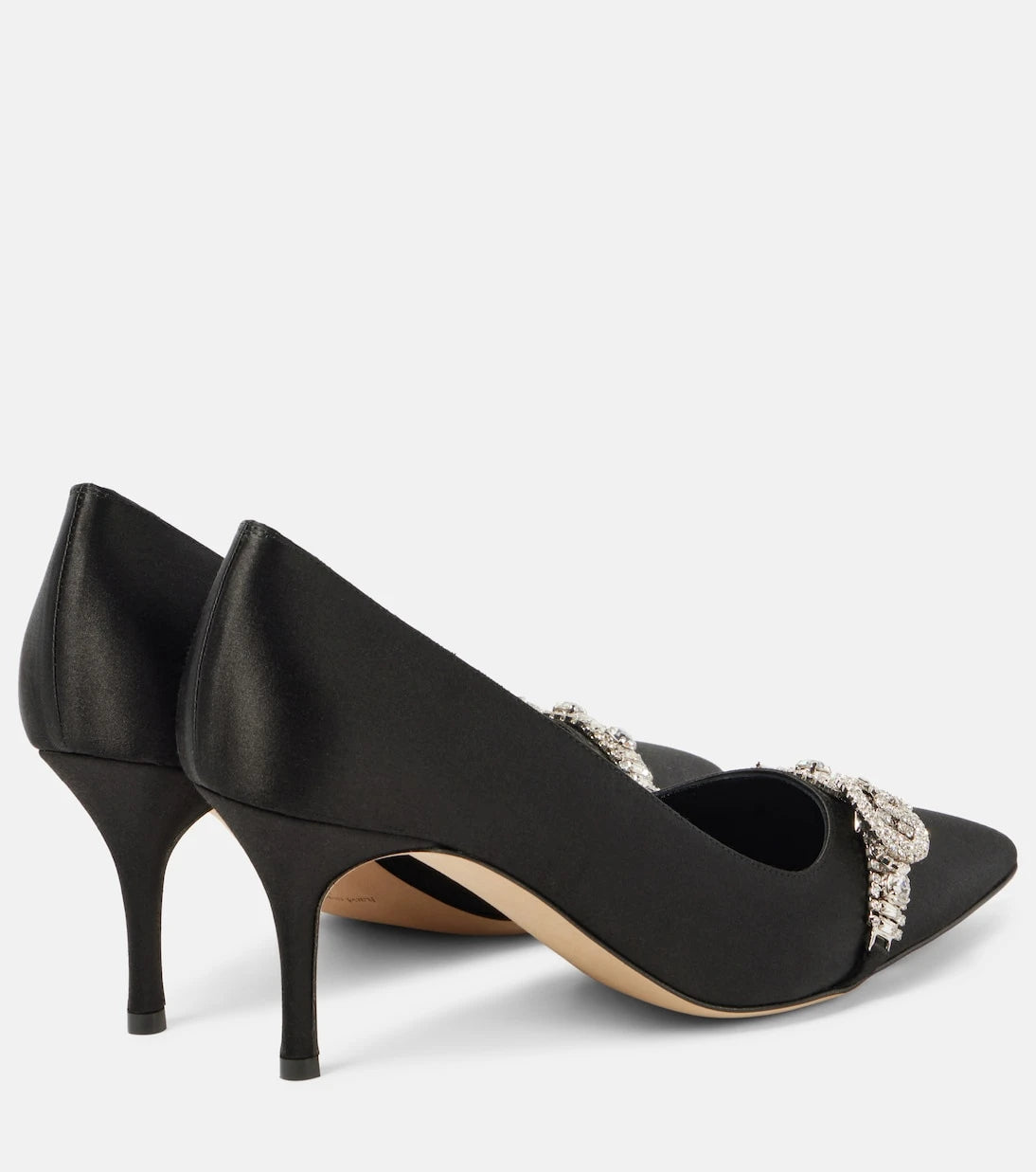 Manolo Blahnik - Asa 70 saten topuklu ayakkabı