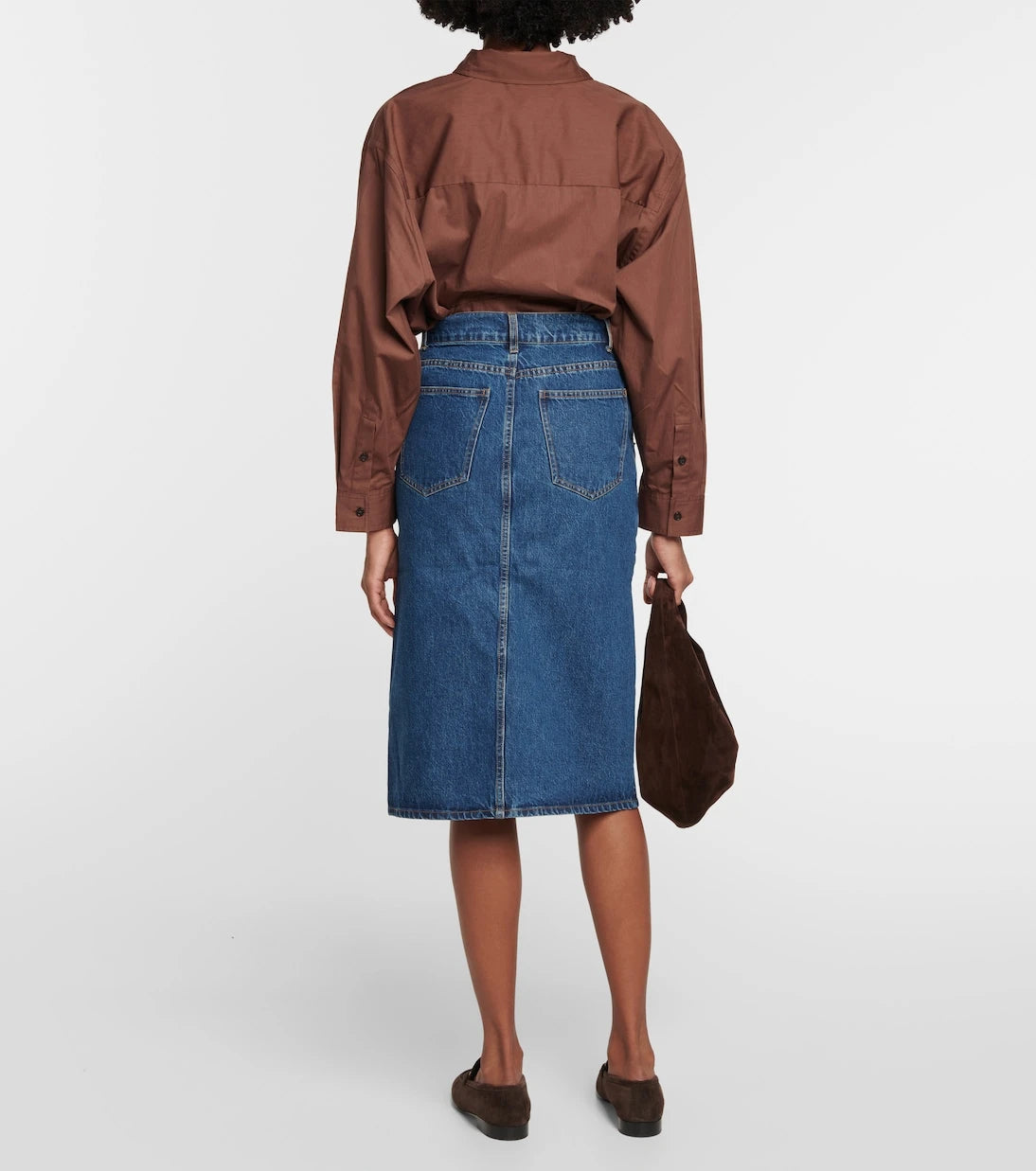 CO - Denim midi skirt
