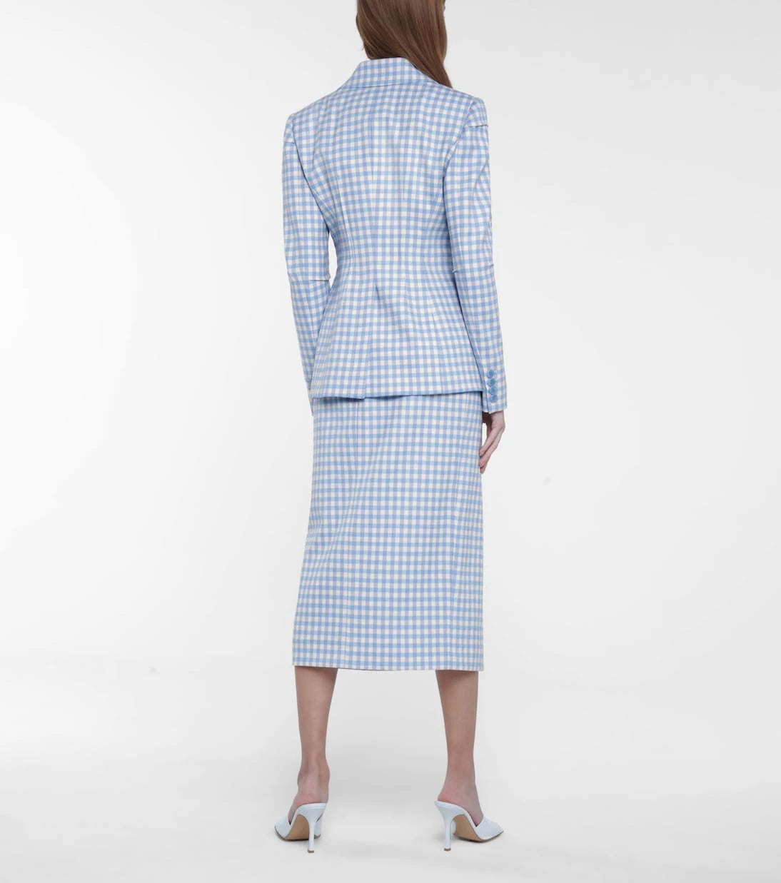 Altuzarra - Beatrix gingham stretch-blend blazer