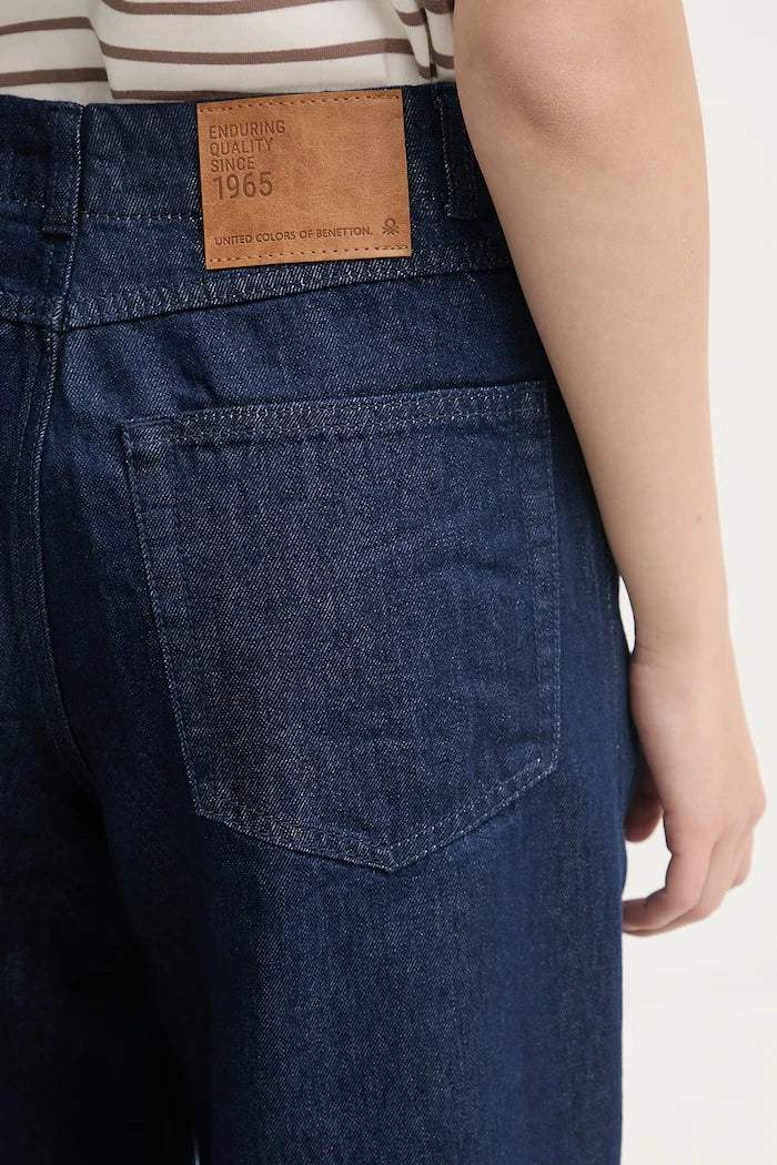 United Colors of Benetton Kadın Wide Leg Jean