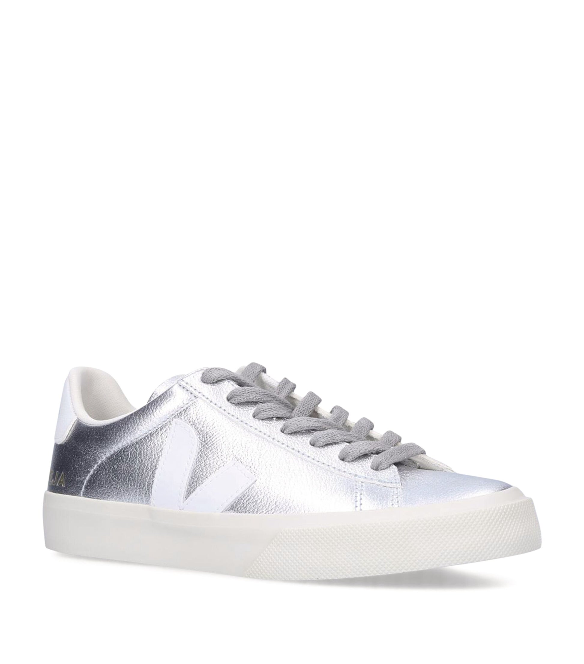 Veja Silver Leather Campo Sneakers