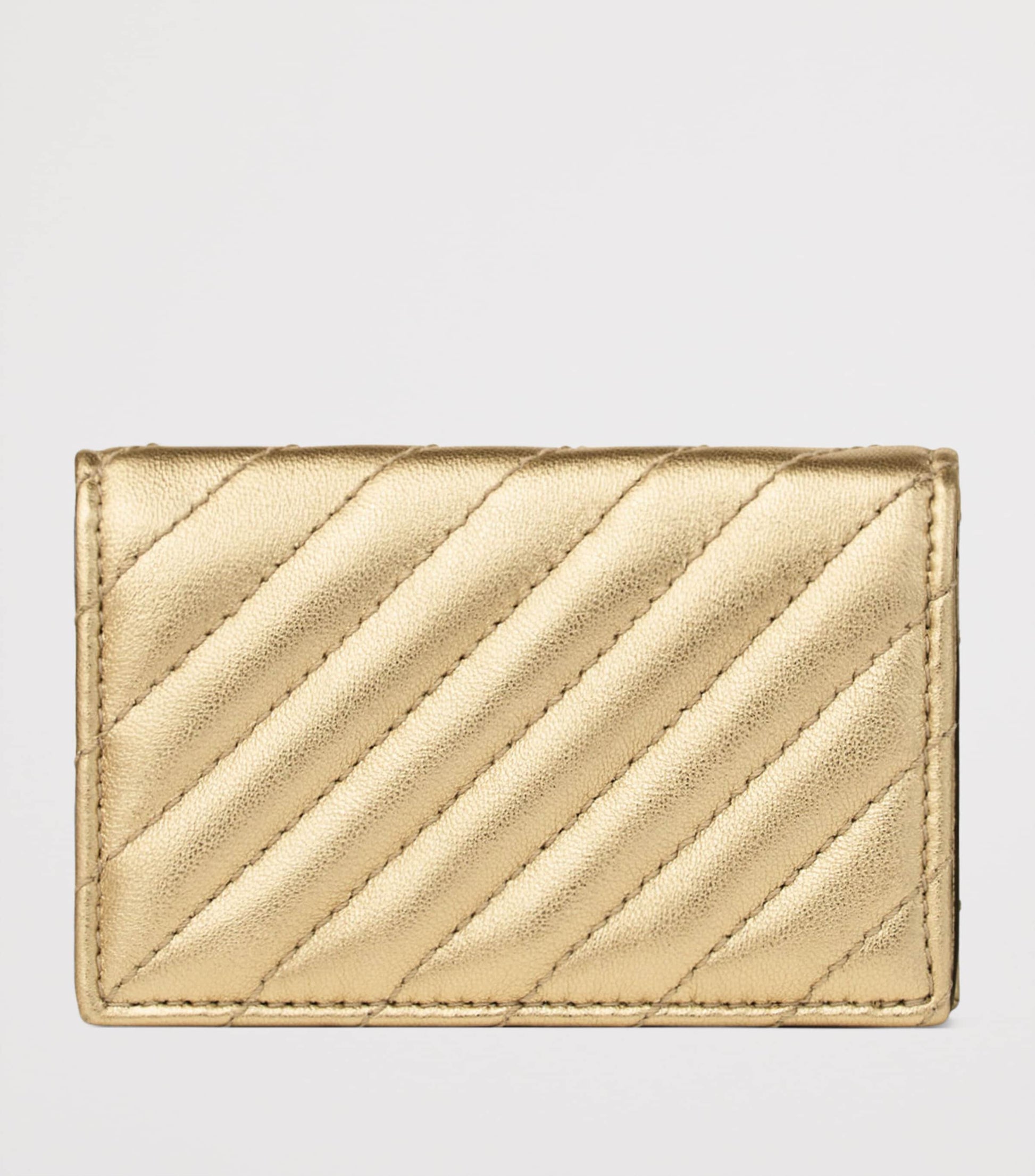Jimmy Choo Gold Curve Nello Leather Wallet