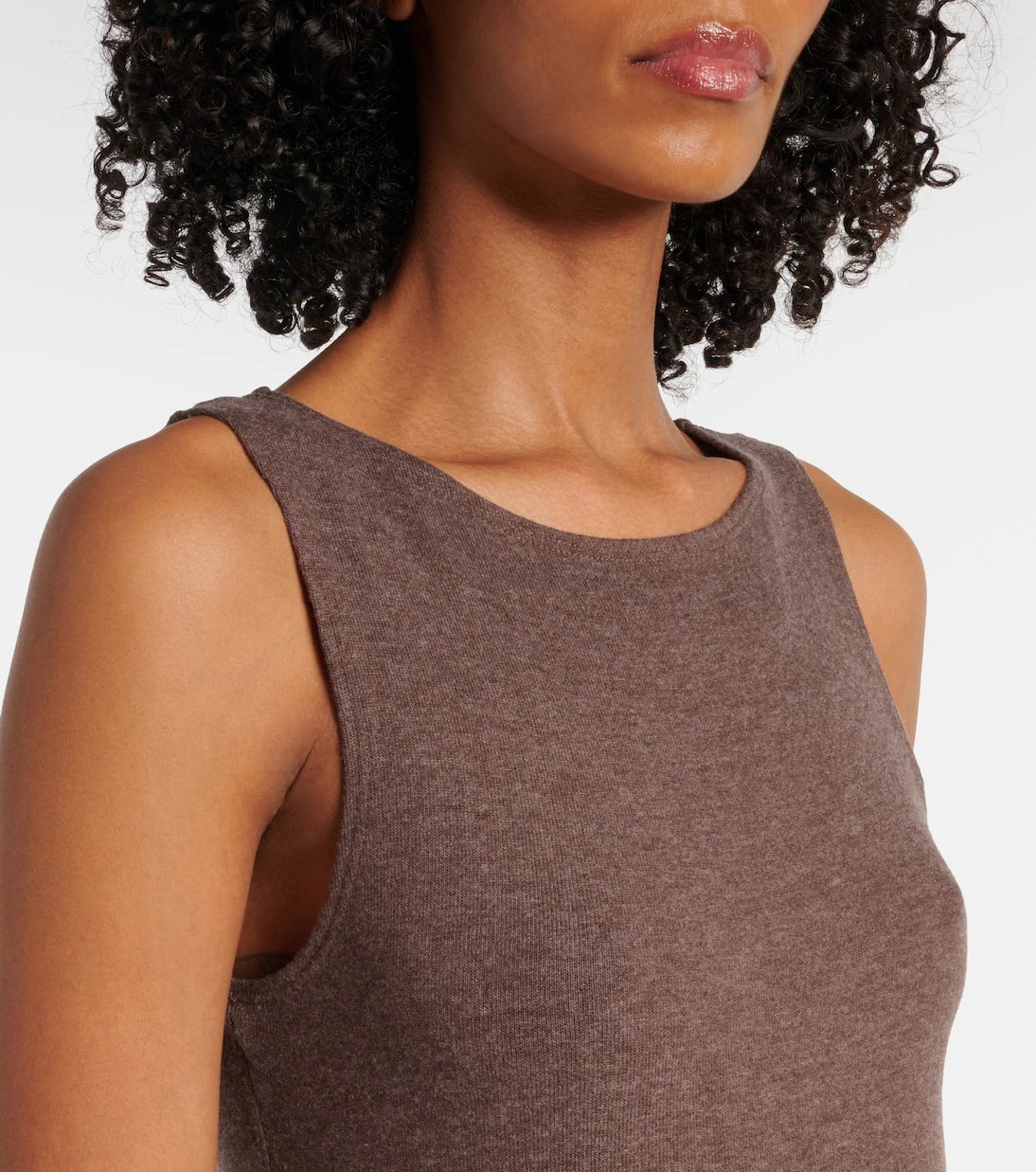 Leset - Lauren sleeveless jersey midi dress