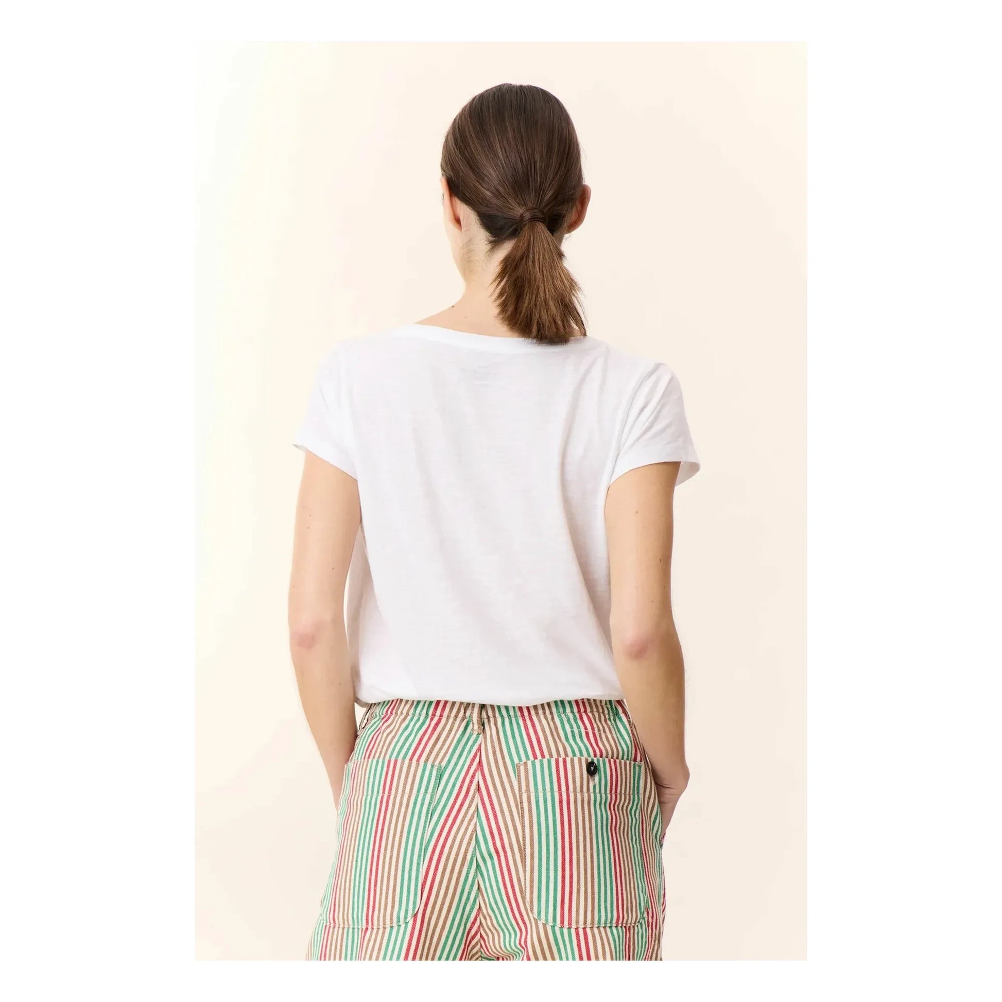 Leon & Harper - Tonton Madone Organic cotton T-shirt | White