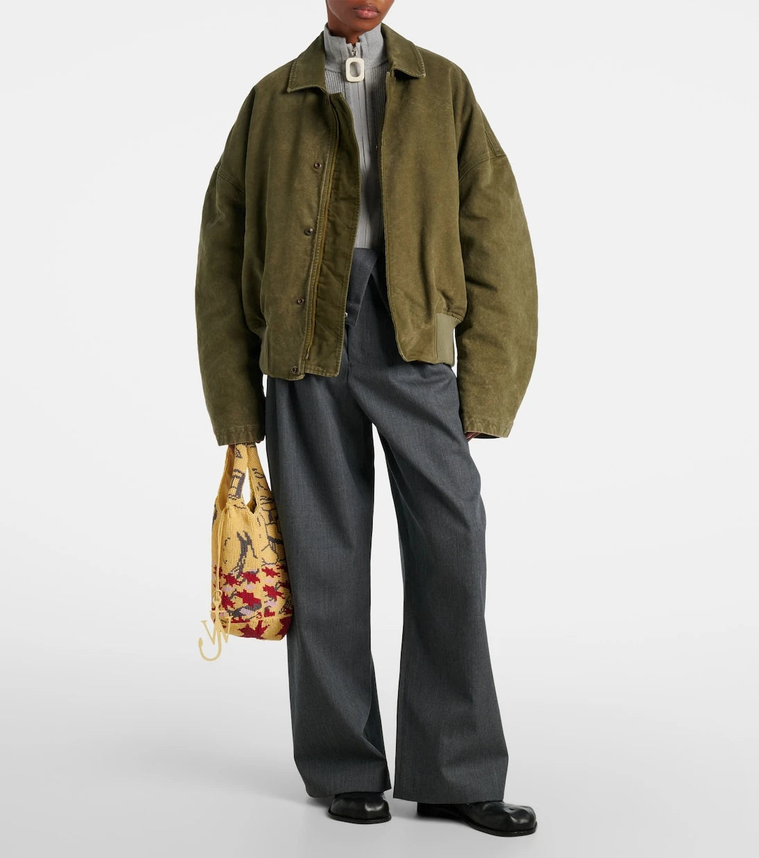 JW Anderson - Oversized cotton bomber jacket