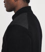 Black Knitted Quilted Newland Jacket