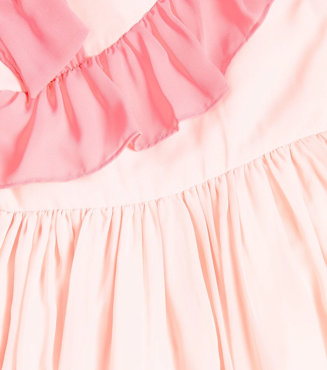 Patachou - Ruched chiffon dress