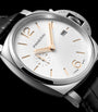 Panerai Stainless Steel and Alligator Luminor Due Watch 42mm