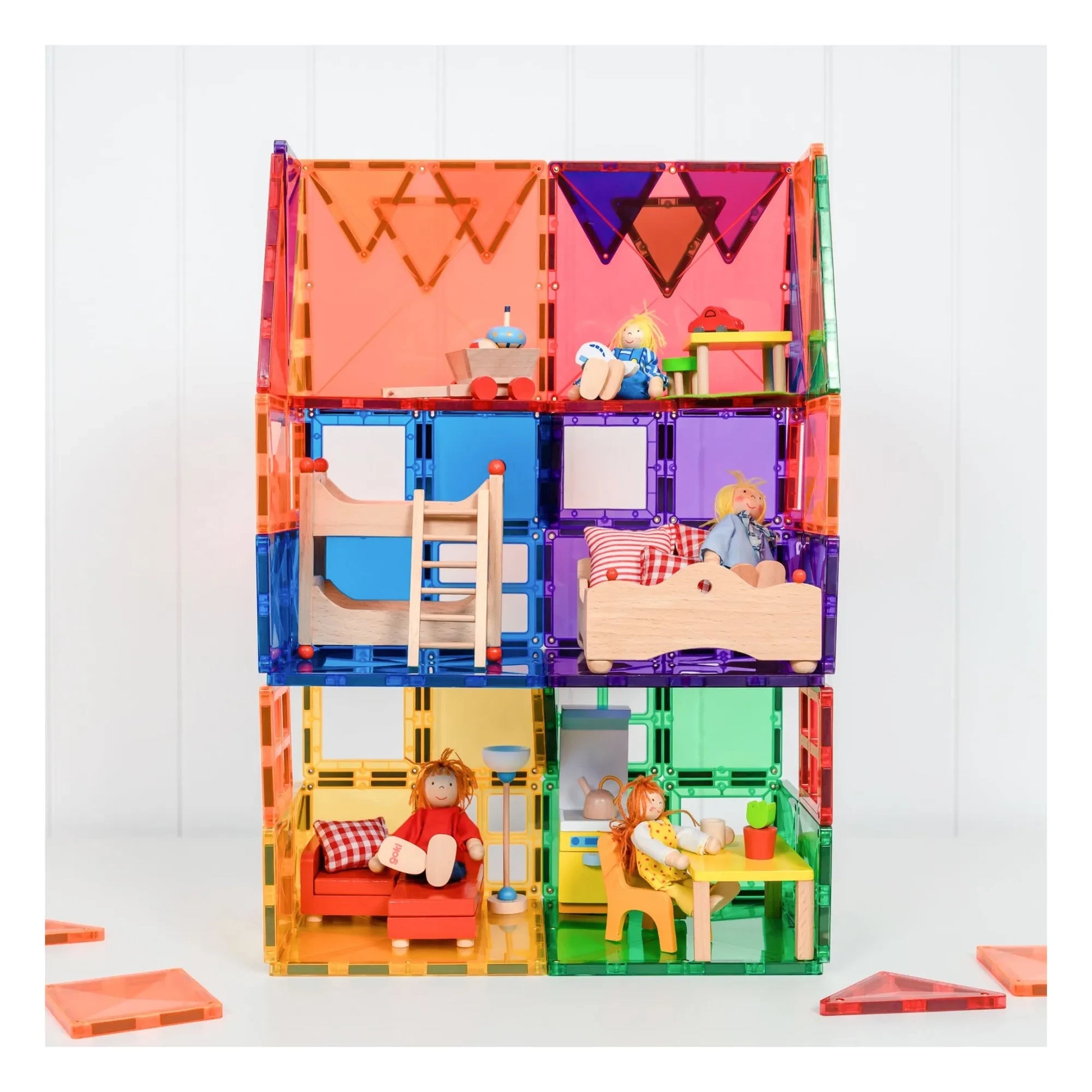 Connetix - Starter pack - 60 pieces | Rainbow