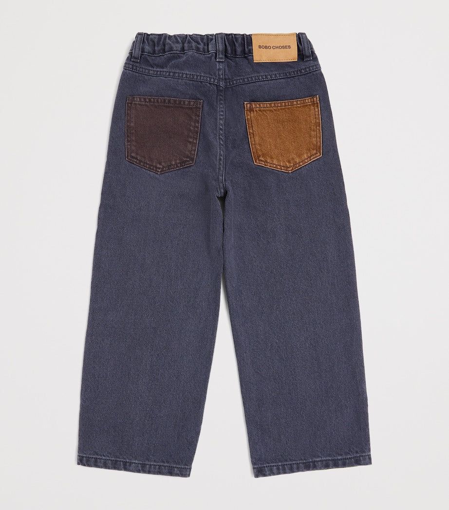 Bobo Choses Organic Cotton Patchwork Jeans (2-13 Years)