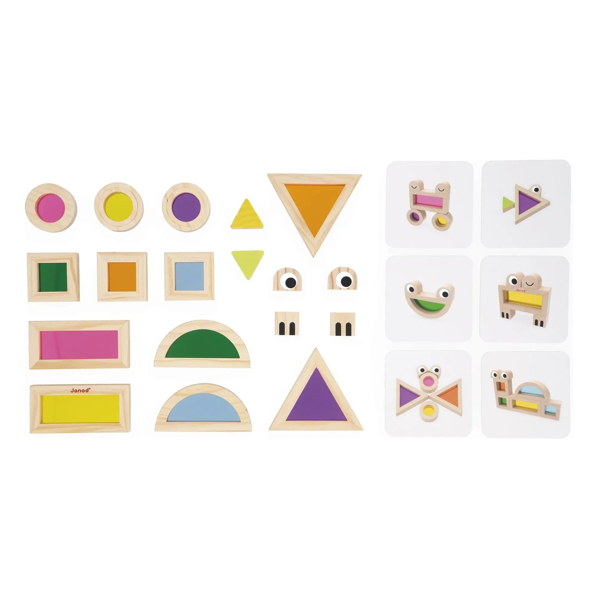 Janod - Translucent sensory blocks