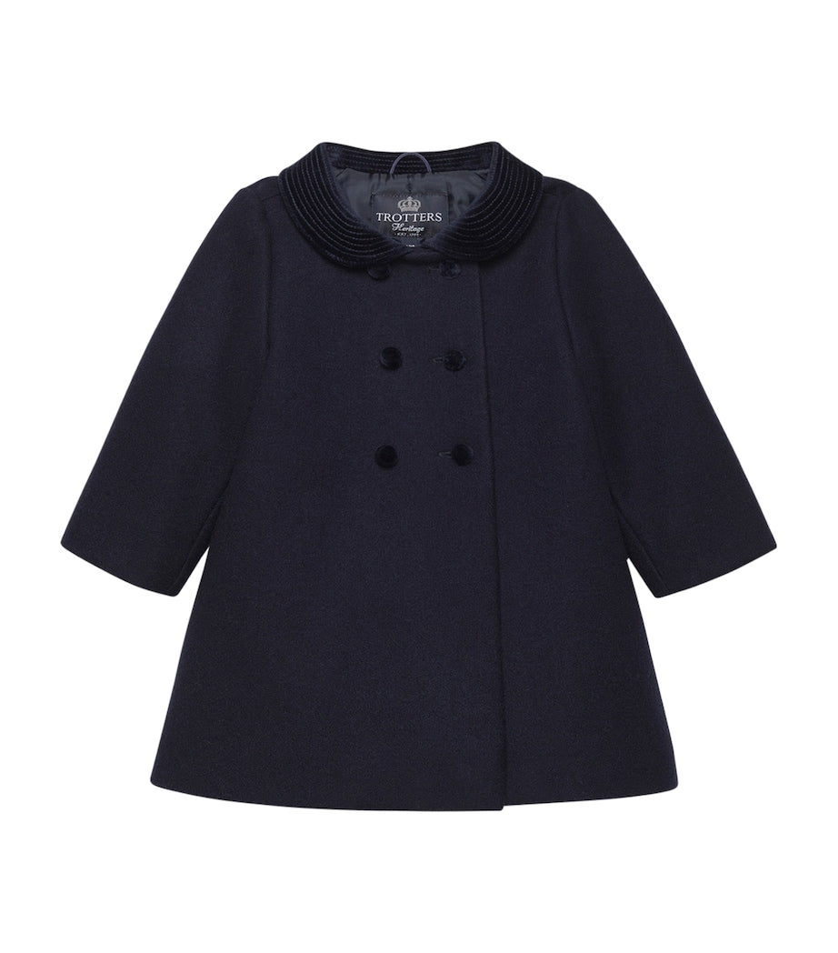 Wool Double-Breasted Classic Coat (6-24 Months)