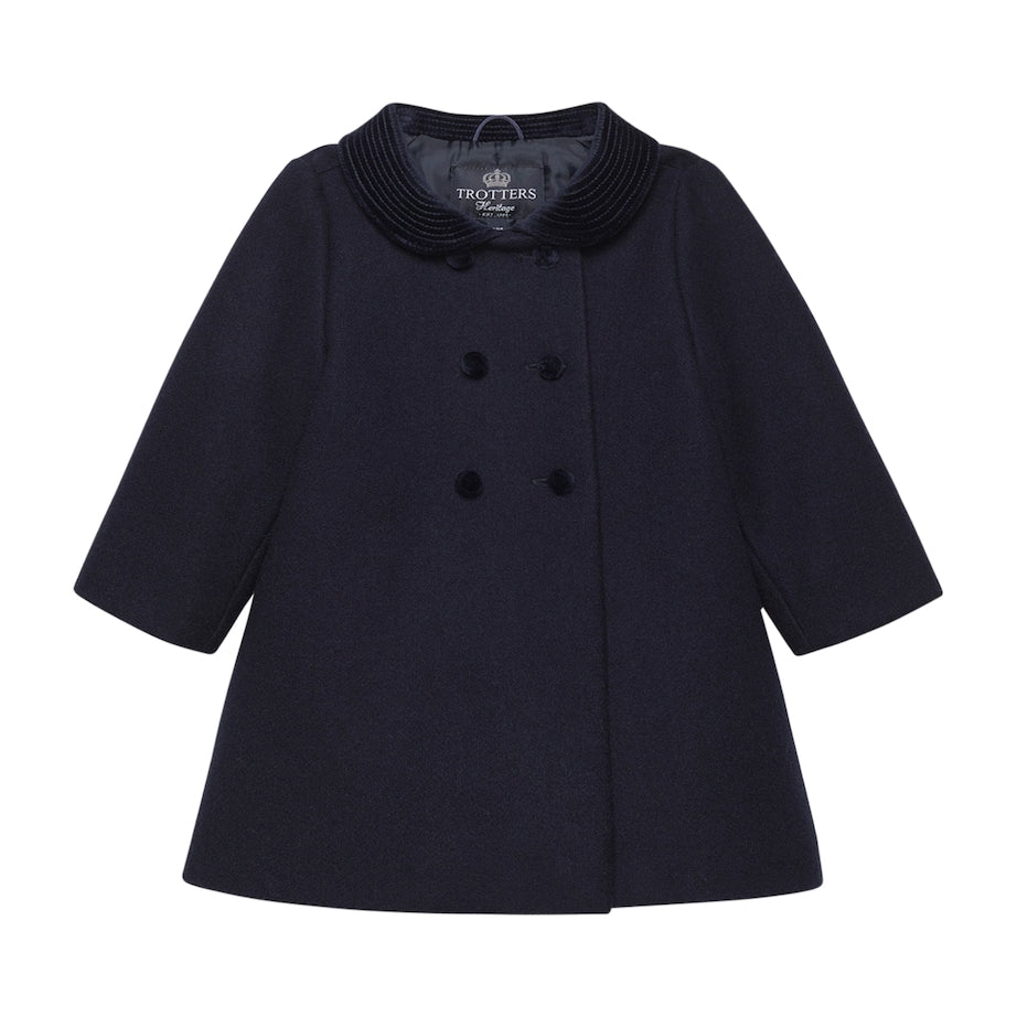 Wool Double-Breasted Classic Coat (6-24 Months)