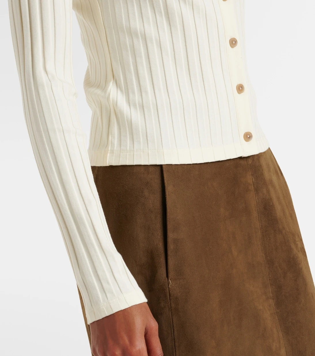 Vince - Ribbed-knit cardigan